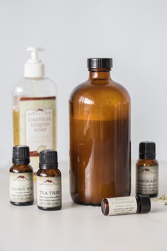 Herbal Hair Care + Herbal Shampoo Recipe