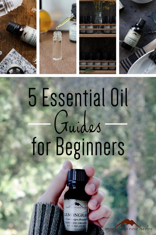 5 essential oil guides for aromatherapy beginners. These guides will teach you how to properly store your essential oils, conversion rates and dilution rate for essential oils, essential oil blending tips, and more for home aromatherapy needs.