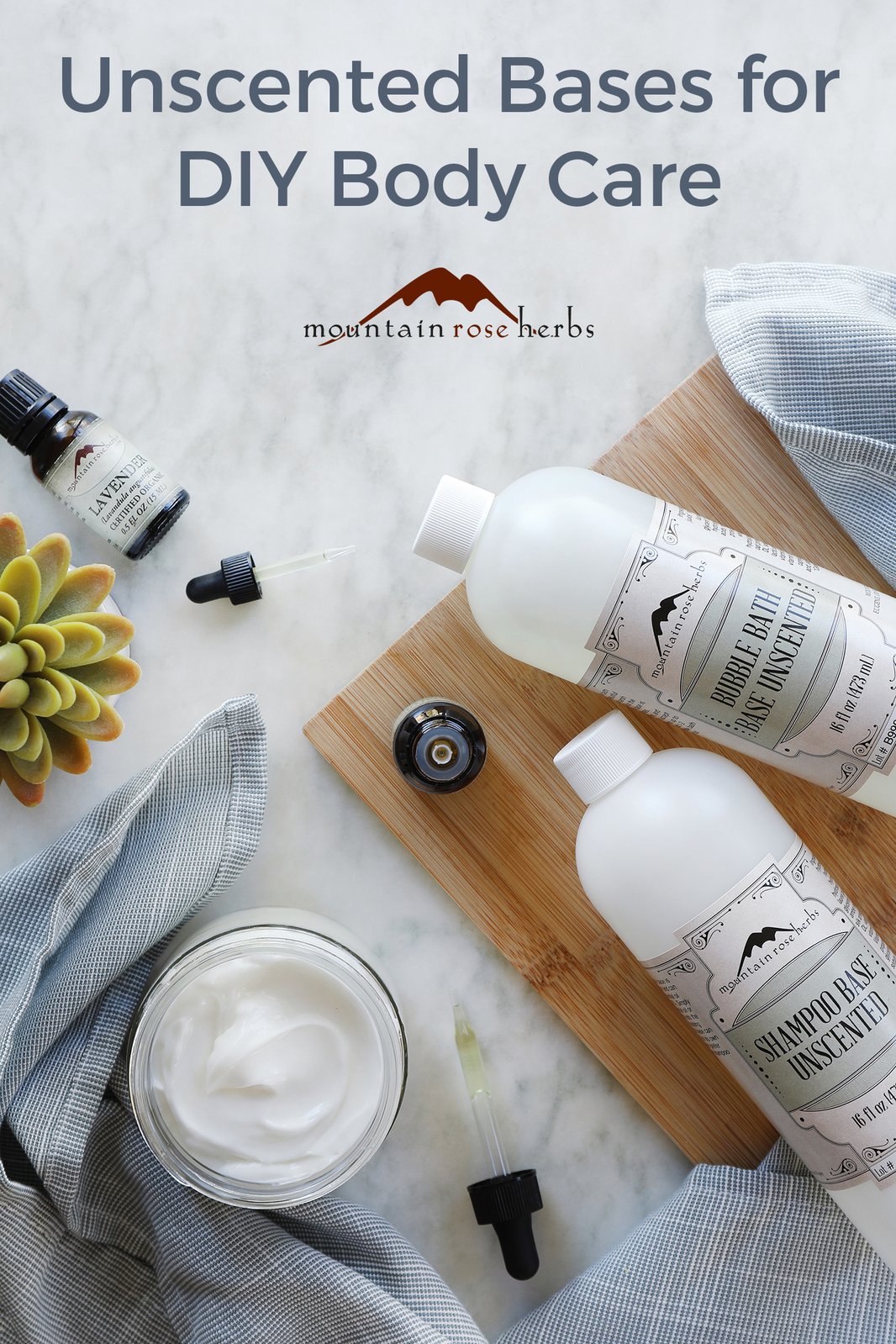 Unscented Shampoo and Conditioner Bases for DIY Body Care