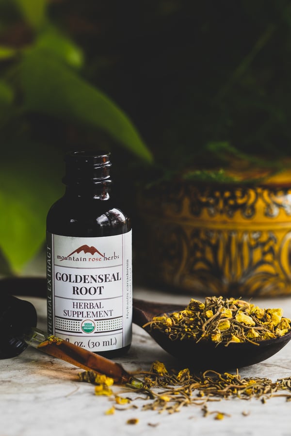 responsibly harvested root and goldenseal extract 
