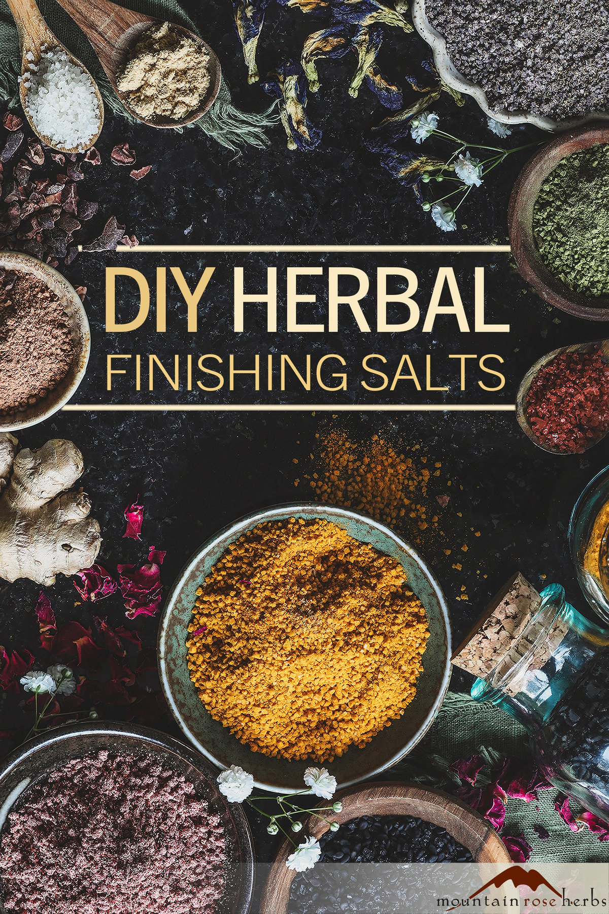 Flavors of the Rainbow: DIY Herbal Finishing Salts