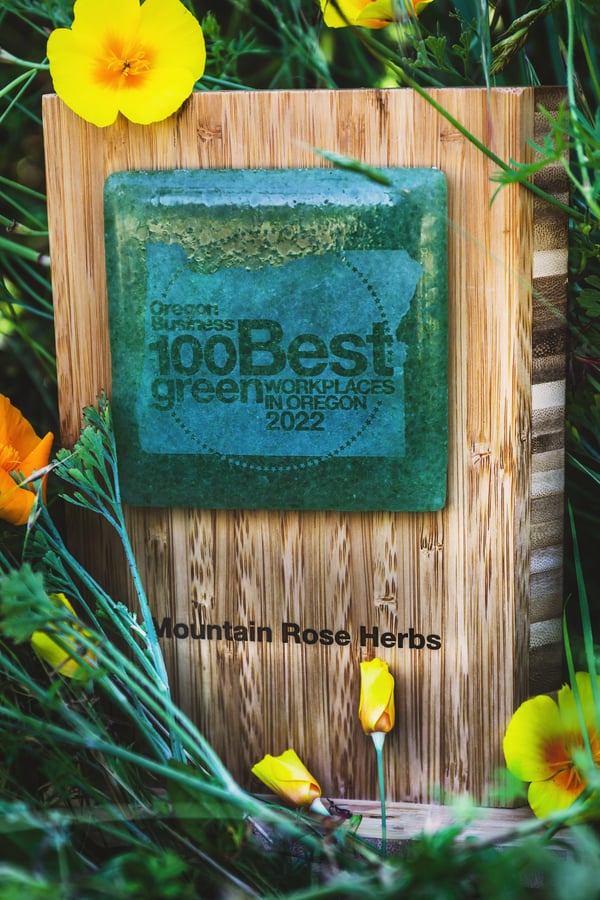 Mountain Rose Herbs' Green Workplaces Award