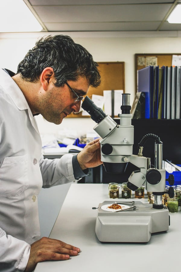 In-house Mountain Rose Herbs testing lab