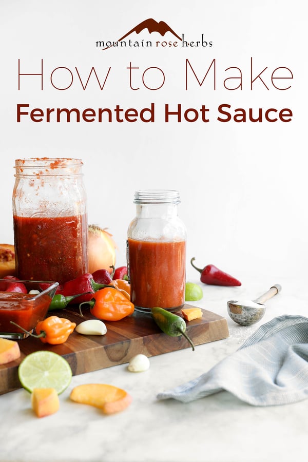 How to Make Fermented Hot Sauce Pin