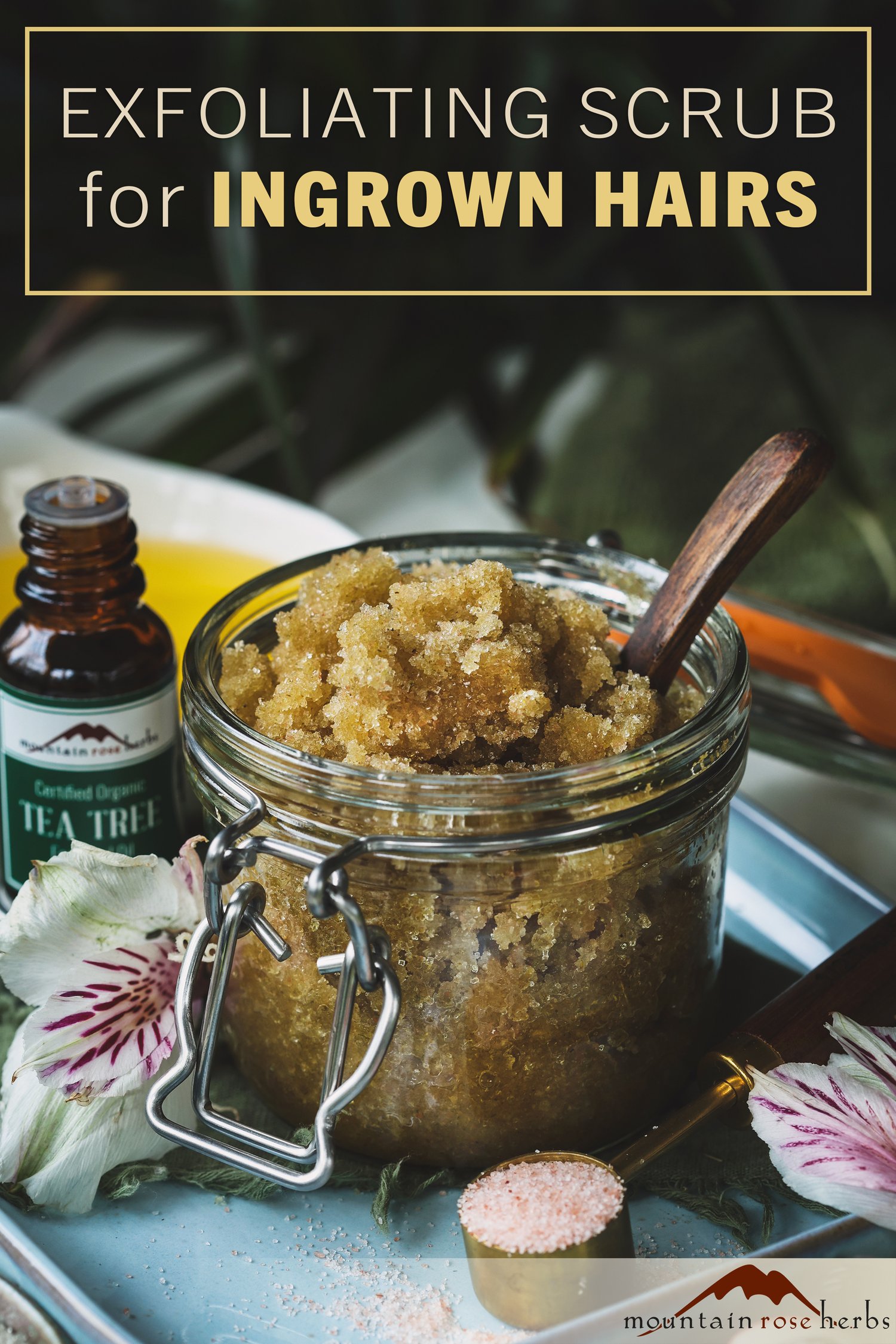 Exfoliating Herbal Scrub for Ingrown Hairs