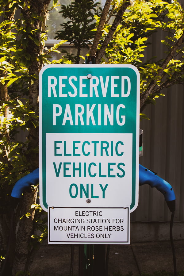 Mountain Rose Herbs electric vehicle parking