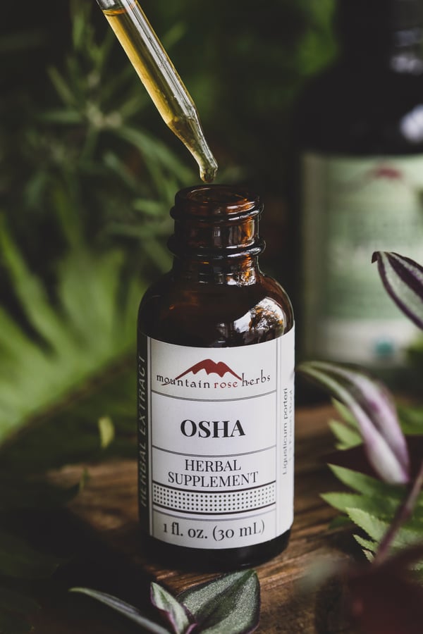 Bottle of Osha Extract