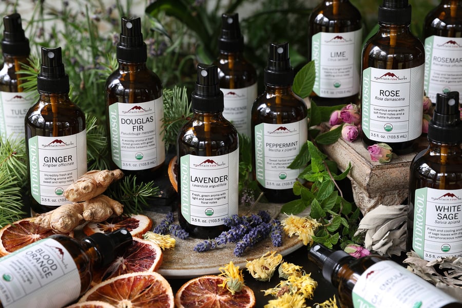 An array of organic hydrosols