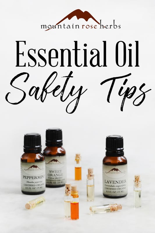 Pin to Essential Oil Safety Tips from Mountain Rose Herbs