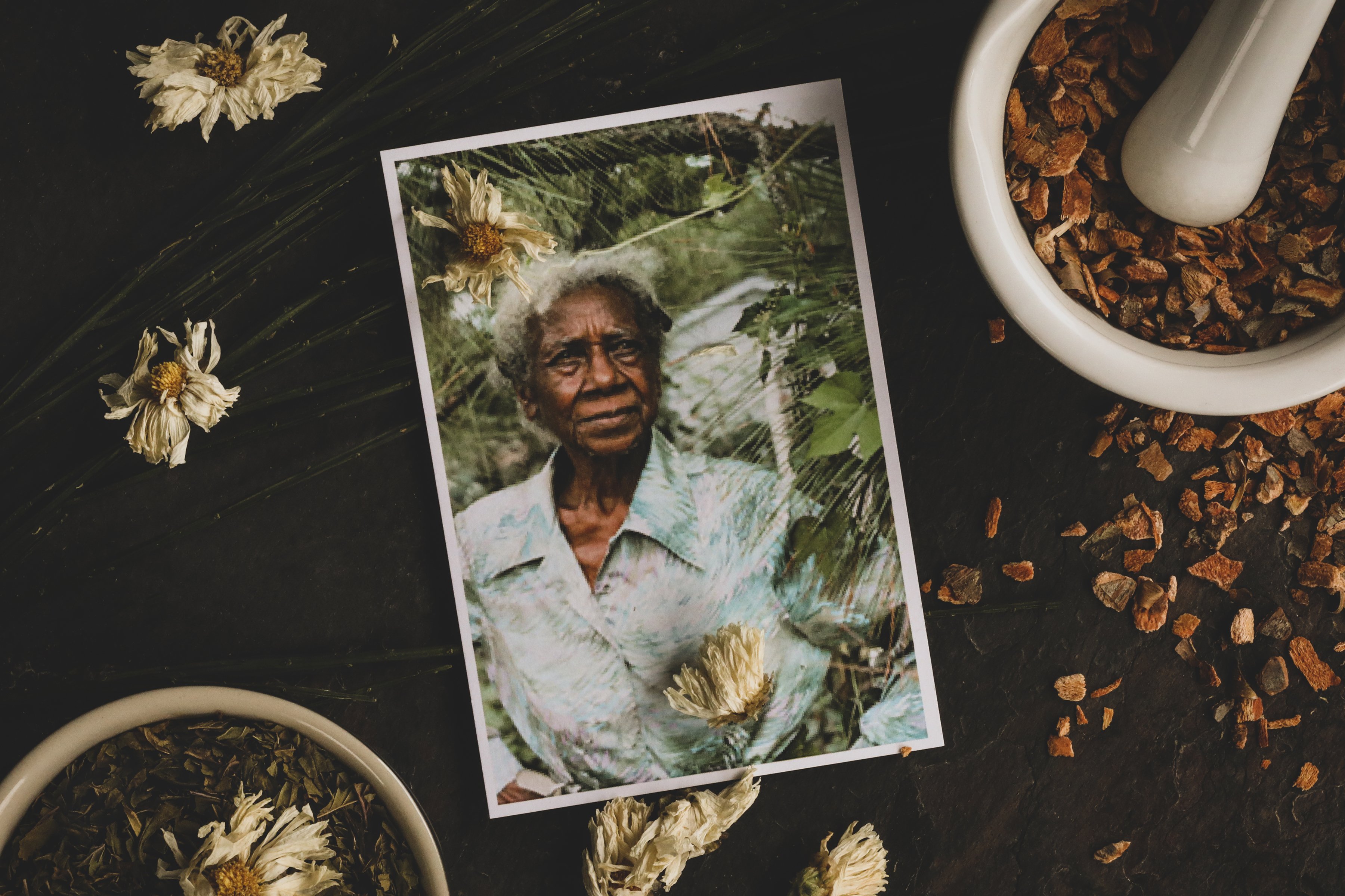 Emma Dupree, an herbalist and healer who brought herbal remedies to the people in her North Carolina community. 