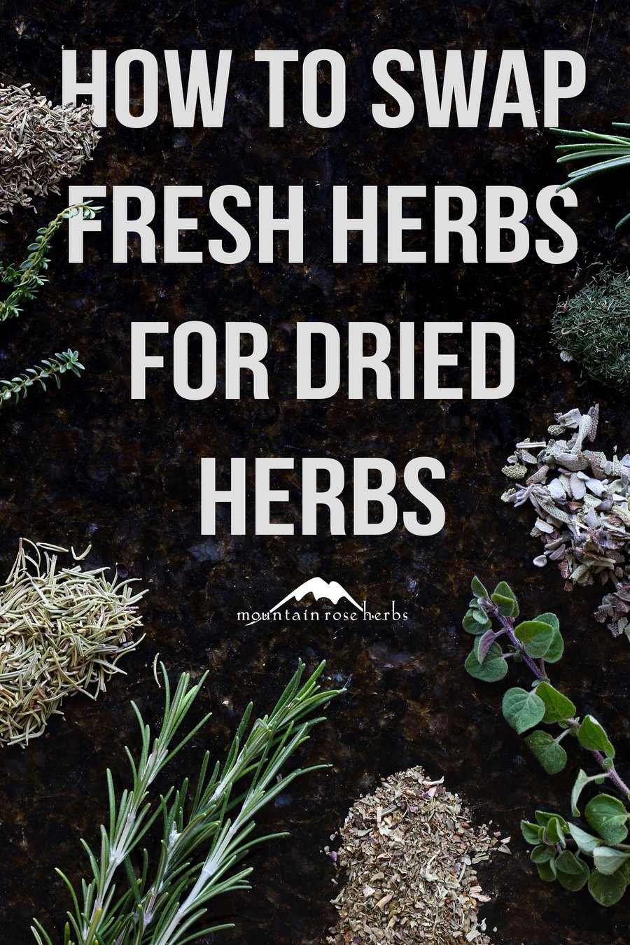 How to Substitute Fresh Herbs for Dried Herbs, with Seasoning Recipe