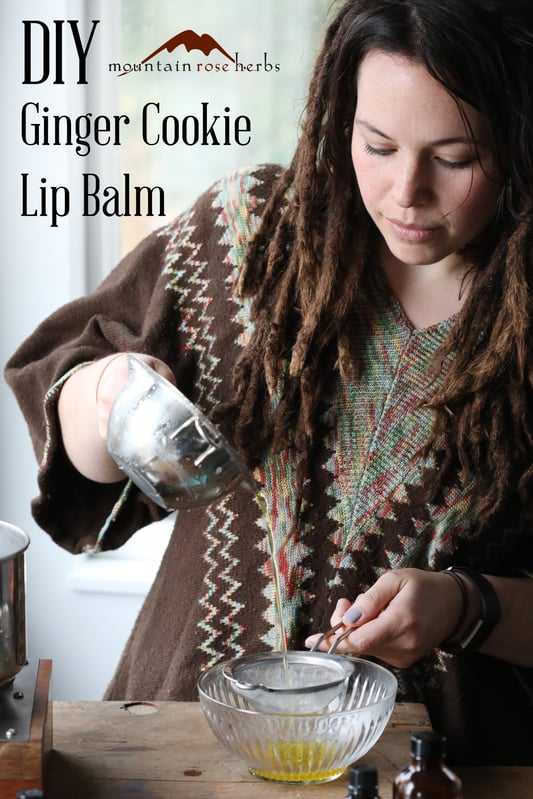 Pin to DIY Ginger Cookie Lip Balm Recipe