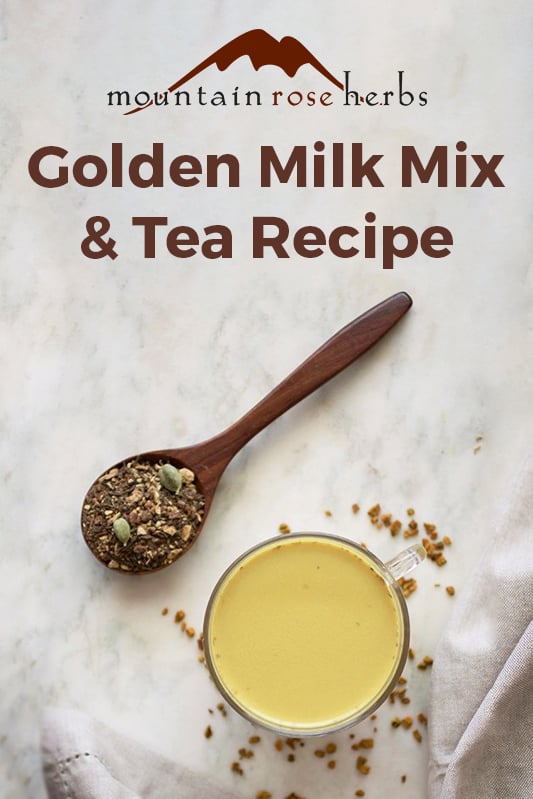Golden Milk Powder Blend + Latte Recipe