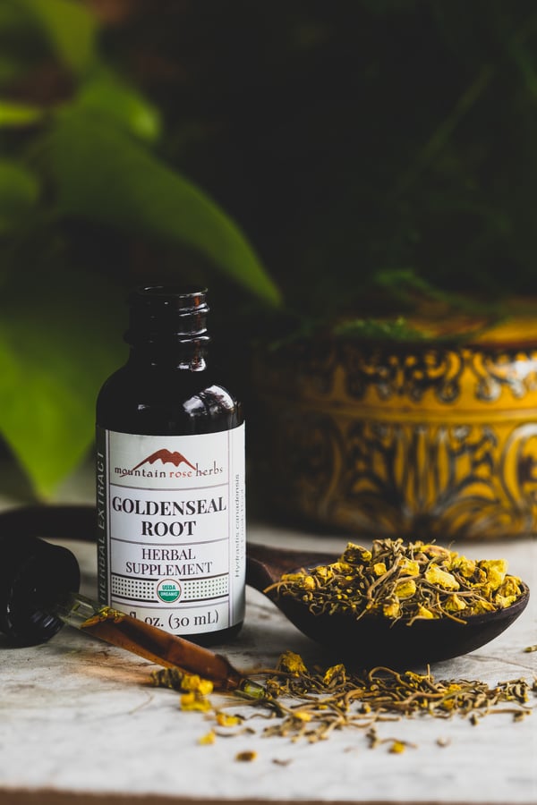 Goldenseal root extract from Mountain Rose Herbs