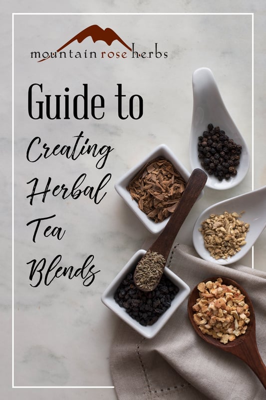 Pin to Guide to Creating Herbal Tea Blends