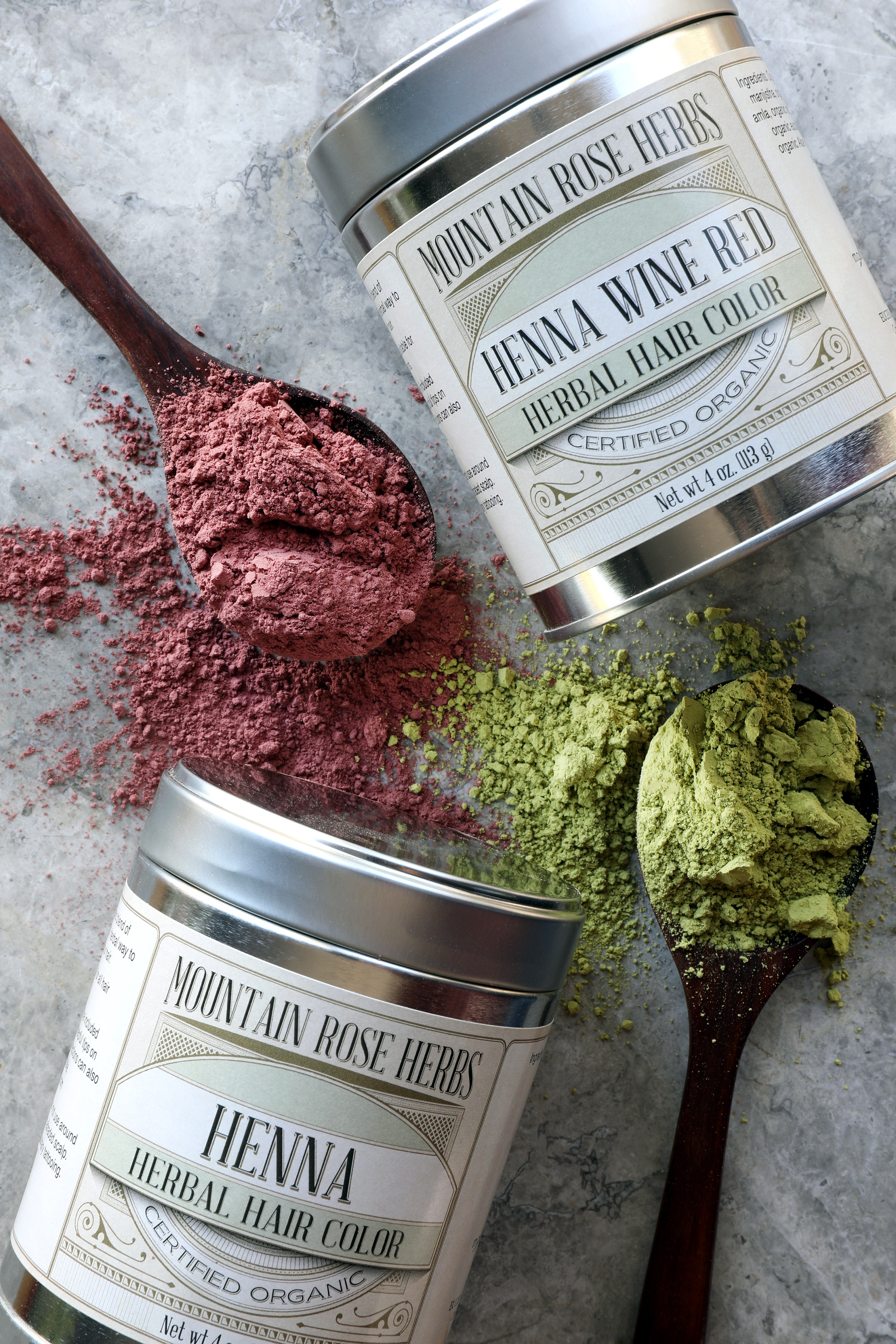 Natural Auburn Hair Dye With Herbs | Herbal Henna Mix