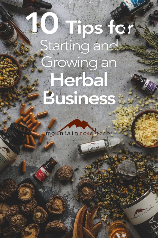 Herbal Business Tips on Pinterest