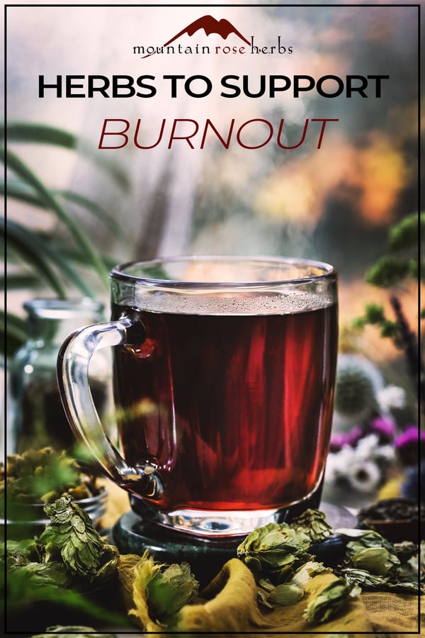 Pinterest Image for Herbs for Burnout