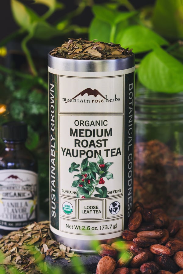 Yaupon tea tin