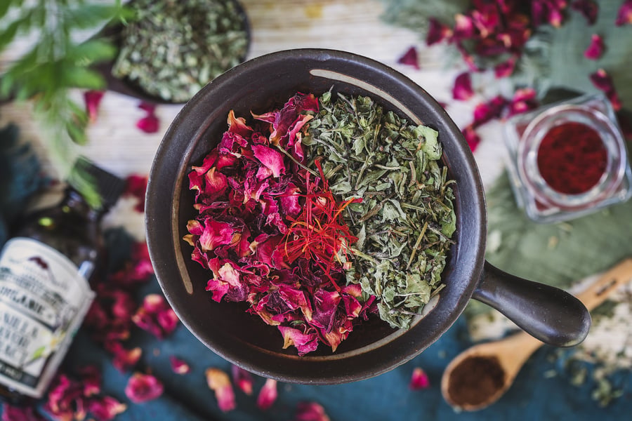 Herbal recipes for busy parents grief tea blend