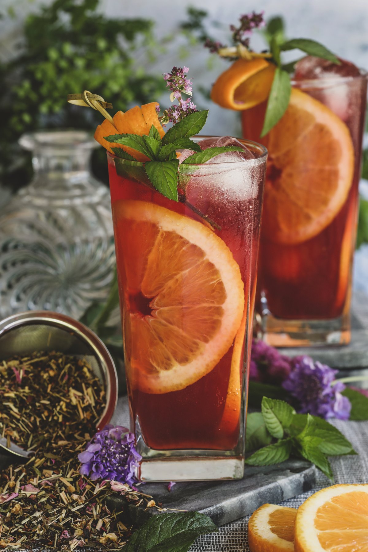 Summer Cocktail A Refreshing Herbal Highball