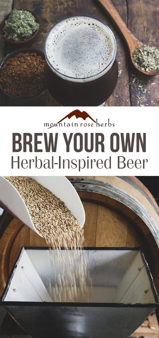 Brew Your Own Herbal-Inspired Beer Pin Mountain Rose Herbs