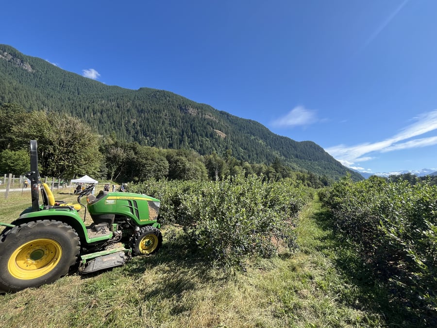 Farm Photo with Tractor