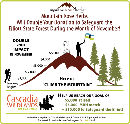 We Will Double Your Donation to Cascadia Wildlands!