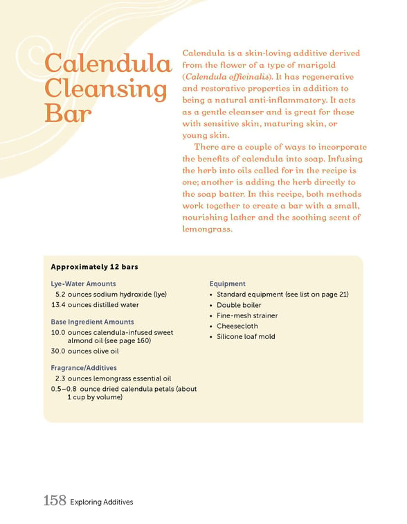 Calendula Cleansing Bar_SoapCrafting_Page_1