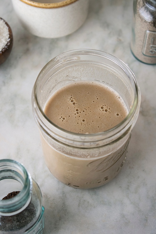 Homemade Creamer in a Mason Jar