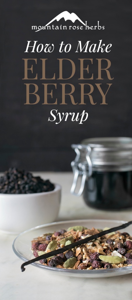 How to Make Your Own Elderberry Syrup with Mountain Rose Herbs!