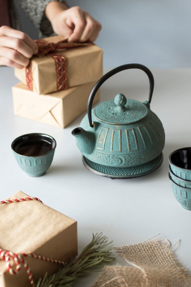 Mountain Rose Herbs- Cast Iron Tea Pot