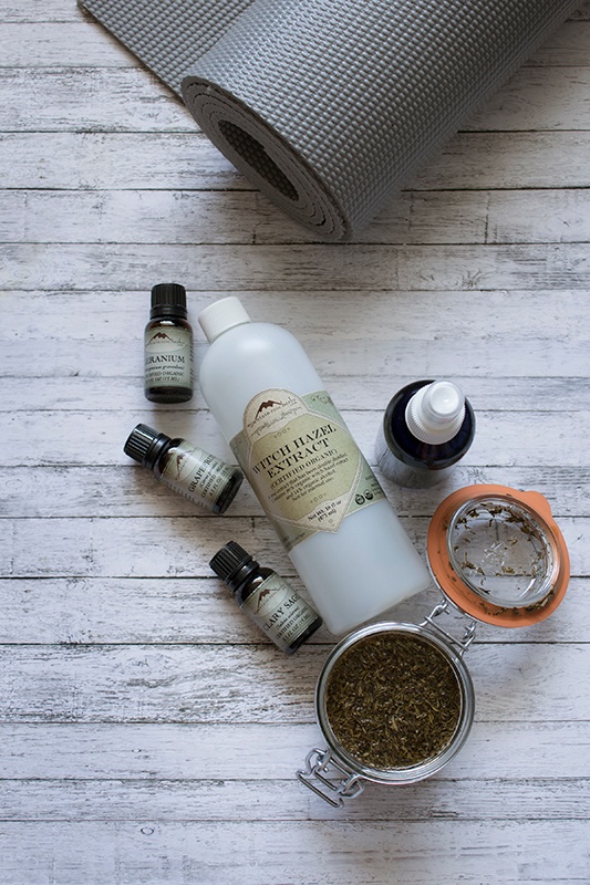 DIY Yoga Mat Spray Recipe