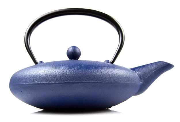 Blue Cast Iron Tea Pot from Mountain Rose Herbs