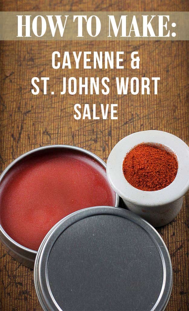 Cayenne & St. John’s Wort Salve