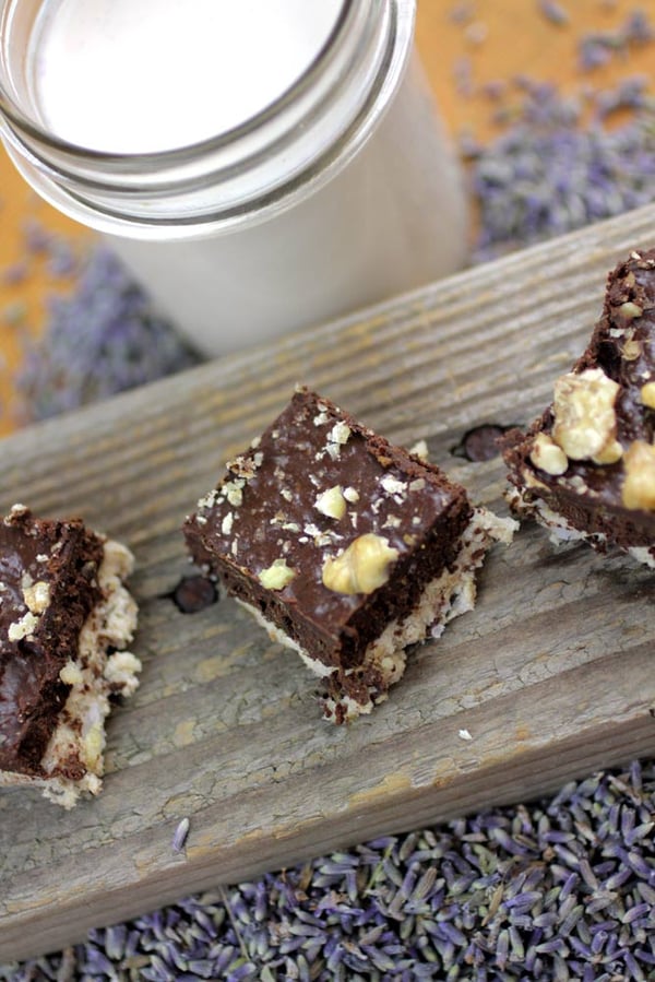 Lavender Infused Sweets: Raw Walnut Milk and Fudge!