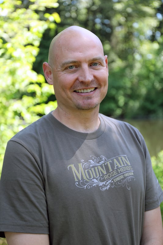 Jonathon Manton, new policy director at Mountain Rose Herbs