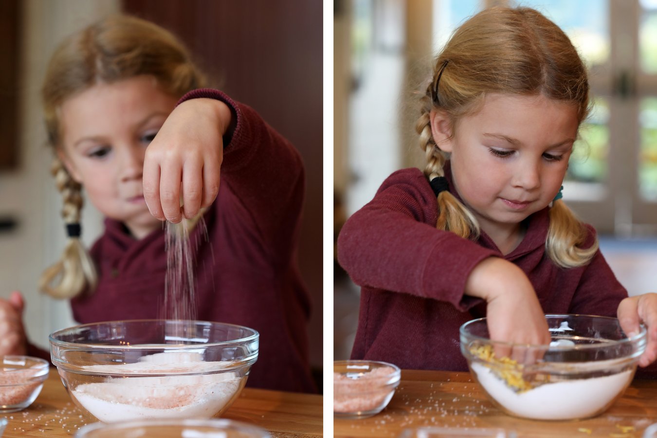 Child making crafts