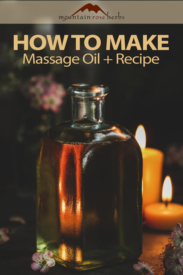 How To Make Massage Oil Sweet Dreams Blend With Hemp Essential Oil