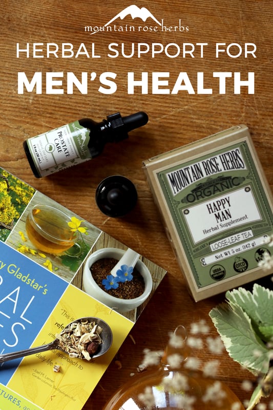 Herbal Support for Men's Health Tea and Tincture 