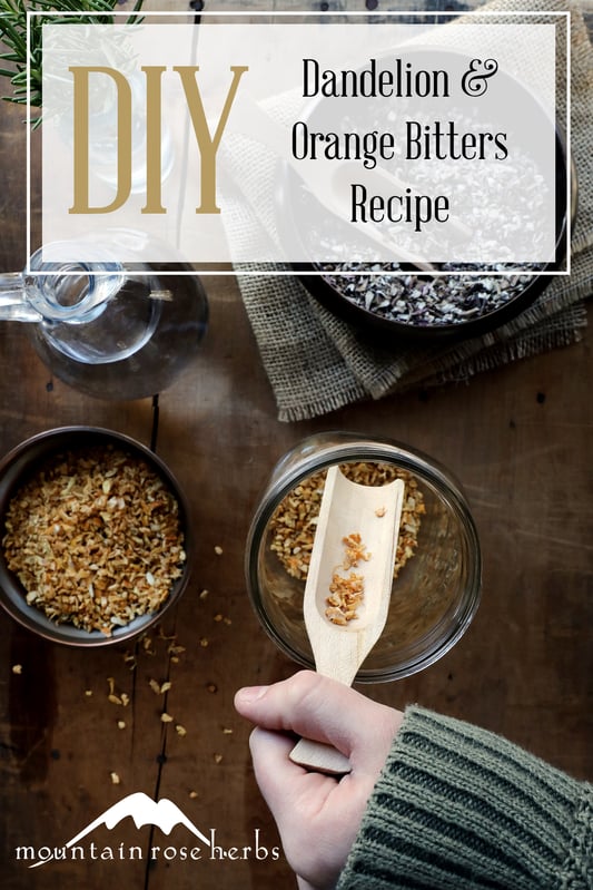 Pin to DIY Dandelion and Orange Bitters Recipe