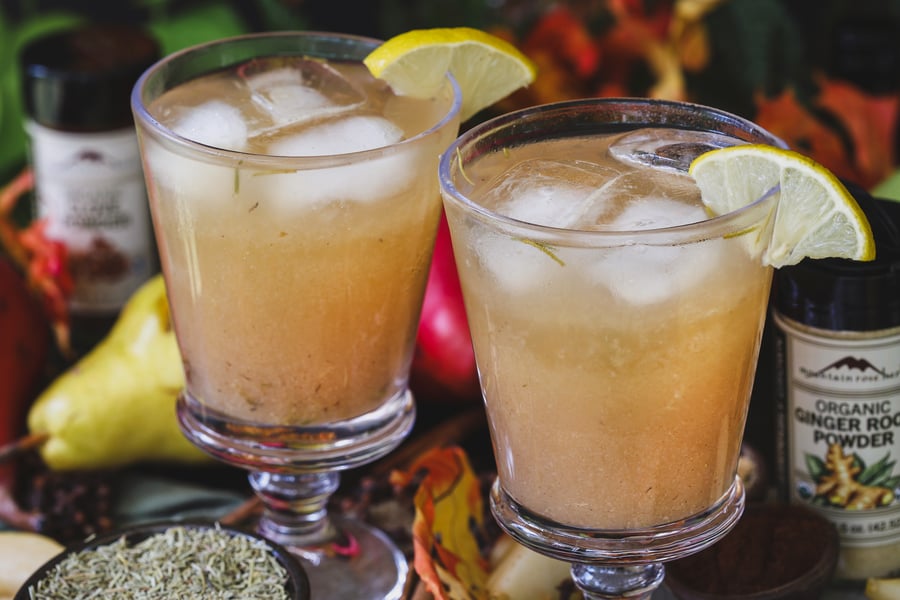 Pear Mocktail Horizontal