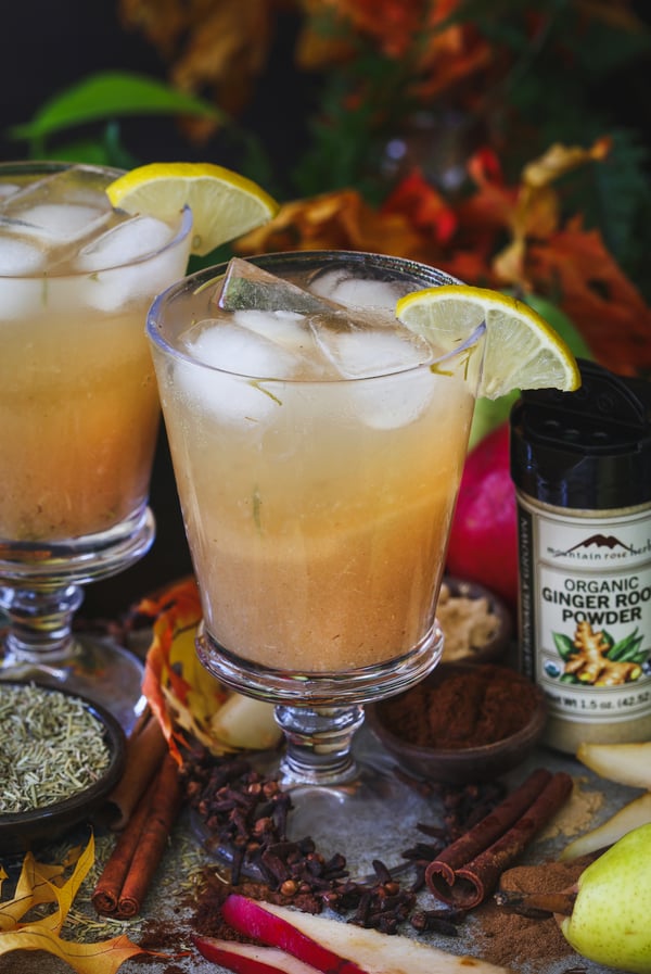 Pear Mocktail Vertical