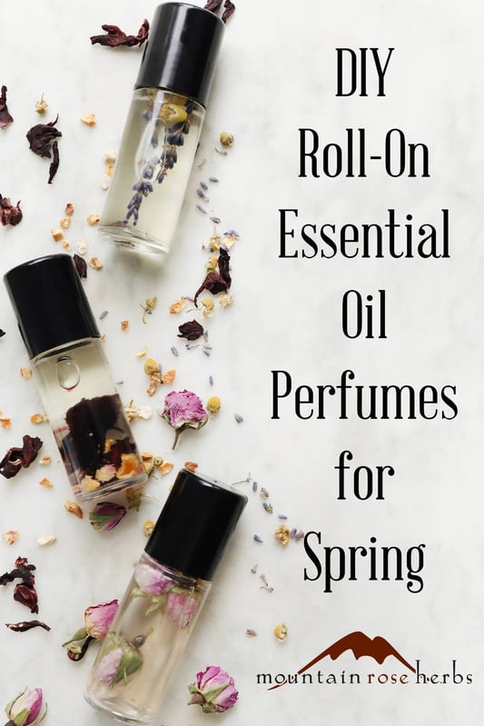 DIY Roll-On Essential Oil Perfumes for Spring