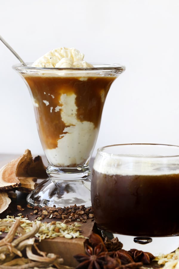 Root beer float