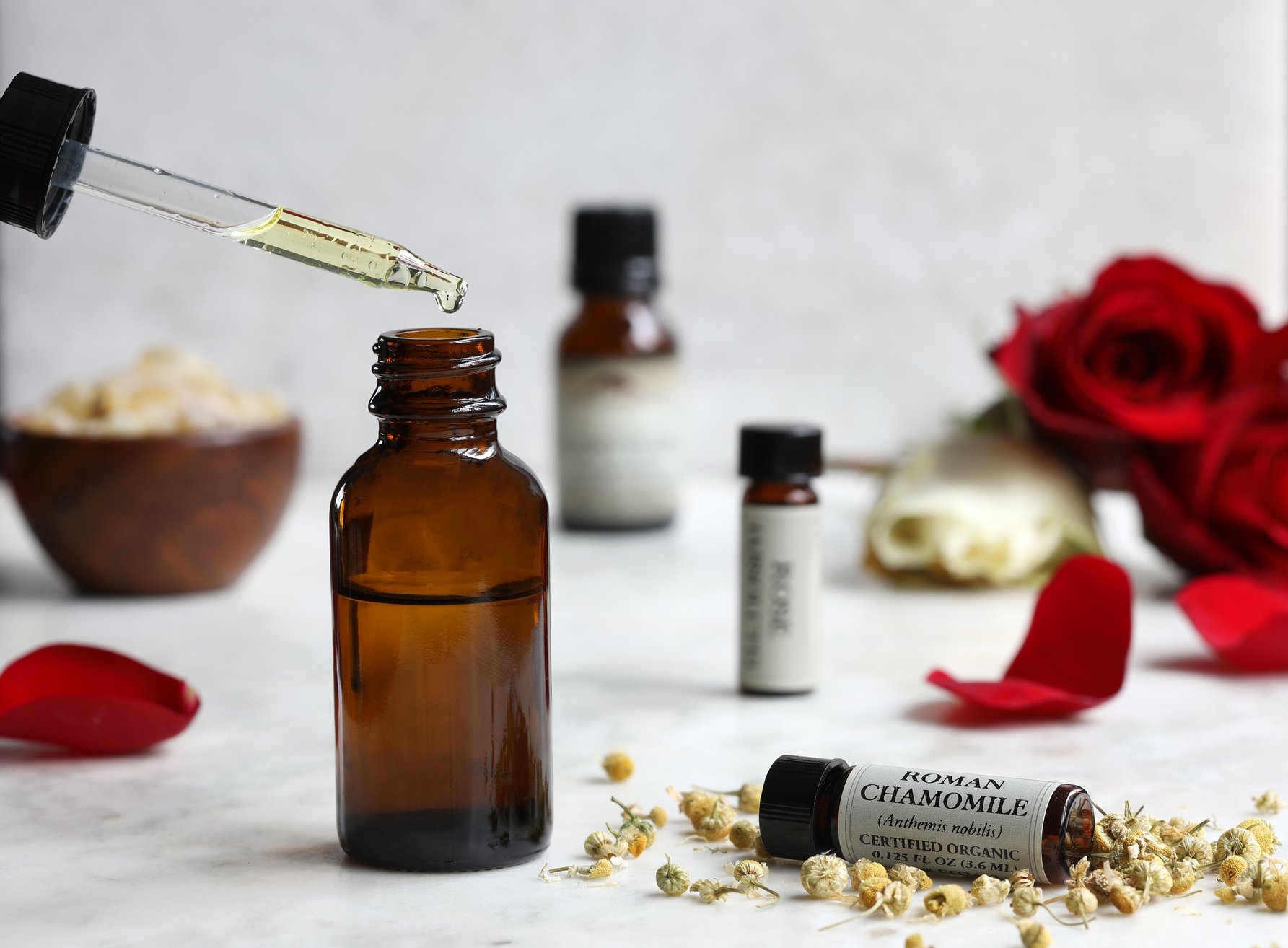 Crafted From Roses Essential Oils, Absolutes, and Hydrosols