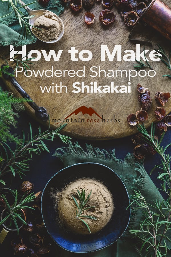 Pinterest photo of How to Make Shampoo Powder 