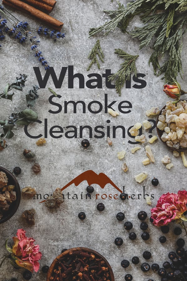 Smoke Cleansing Pinterest Pin for Mountain Rose Herbs