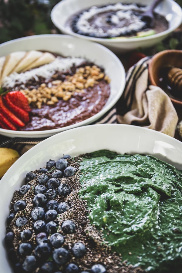 3 smoothie bowls