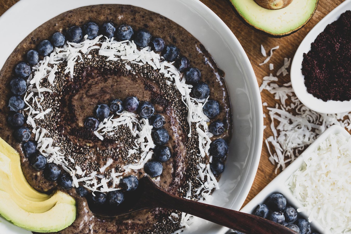 Blueberry smoothie  bowl